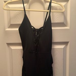Prettylittlething Black Dress New